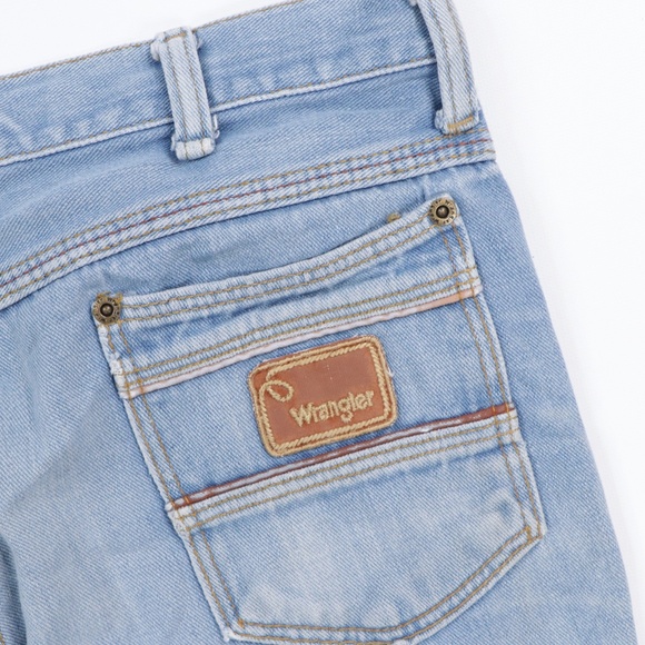 70s Wrangler Mens 34x31Bell Bottom Jeans USA - Picture 6 of 13